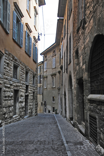 Le strade di Bergamo Alta © lamio