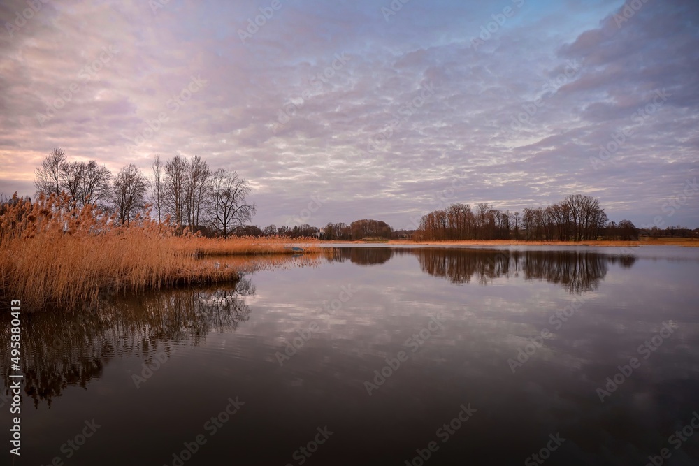 Fototapeta premium Jezioro na Mazurach