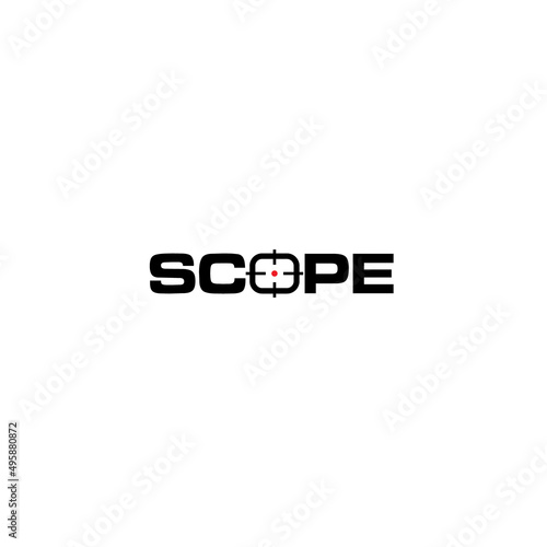 Scope logo or wordmark design