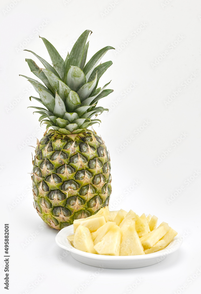Pineapple and bowl Pineapple and bowl