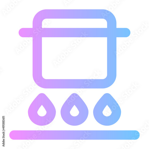 saucepan gradient icon