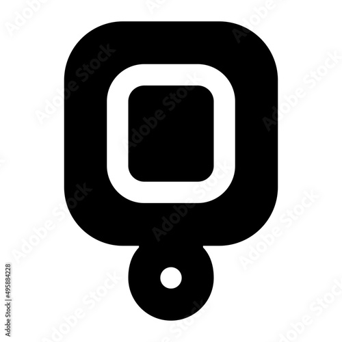 cutting board glyph icon