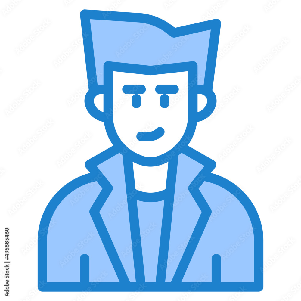 avatar blue style icon avatar blue style icon