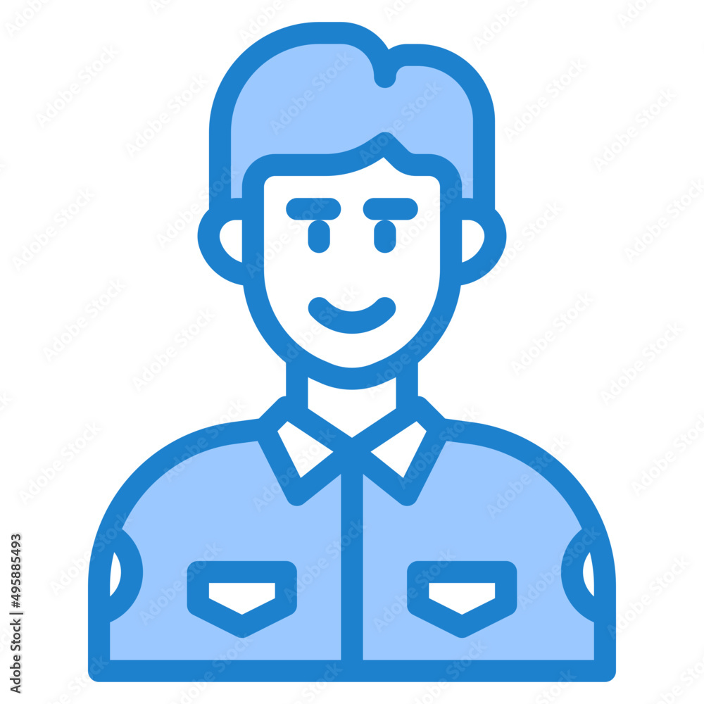 avatar blue style icon avatar blue style icon