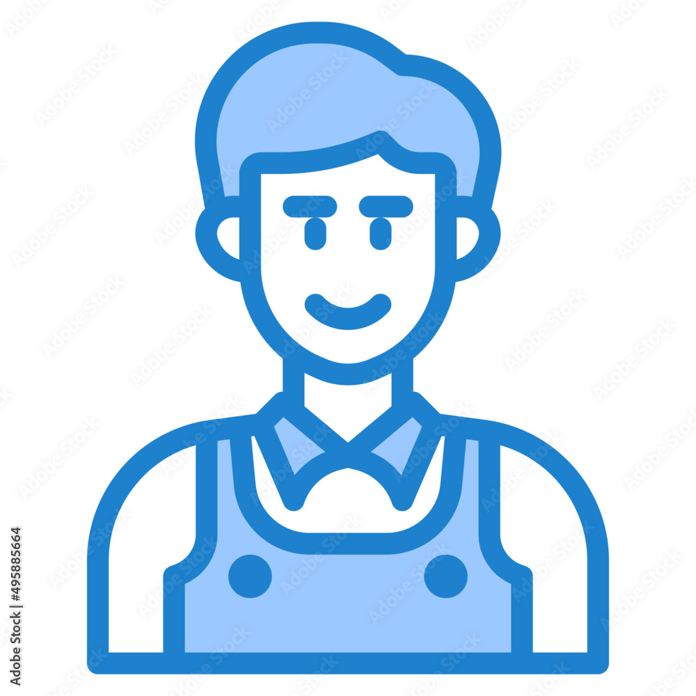 farmer blue style icon