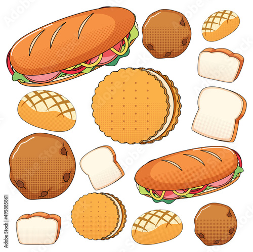 Different kinds of food