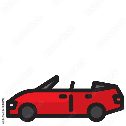 car color line style icon