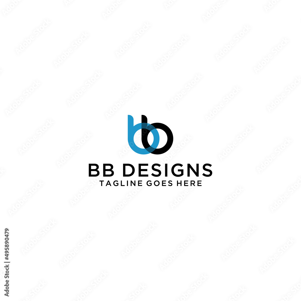 Elegant minimal letter symbol. Letter B B logo design. Vector illustration. Elegant minimal letter symbol. Letter B B logo design. Vector illustration.