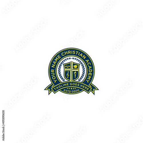 University education logo design .