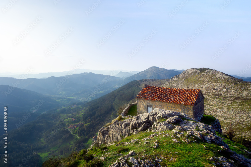 Santa Eufemia hermitage on the top of a mountain
