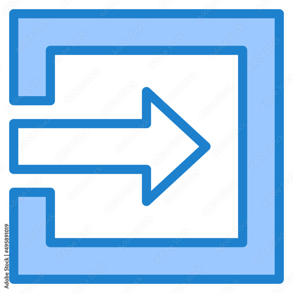 arrows blue style icon arrows blue style icon