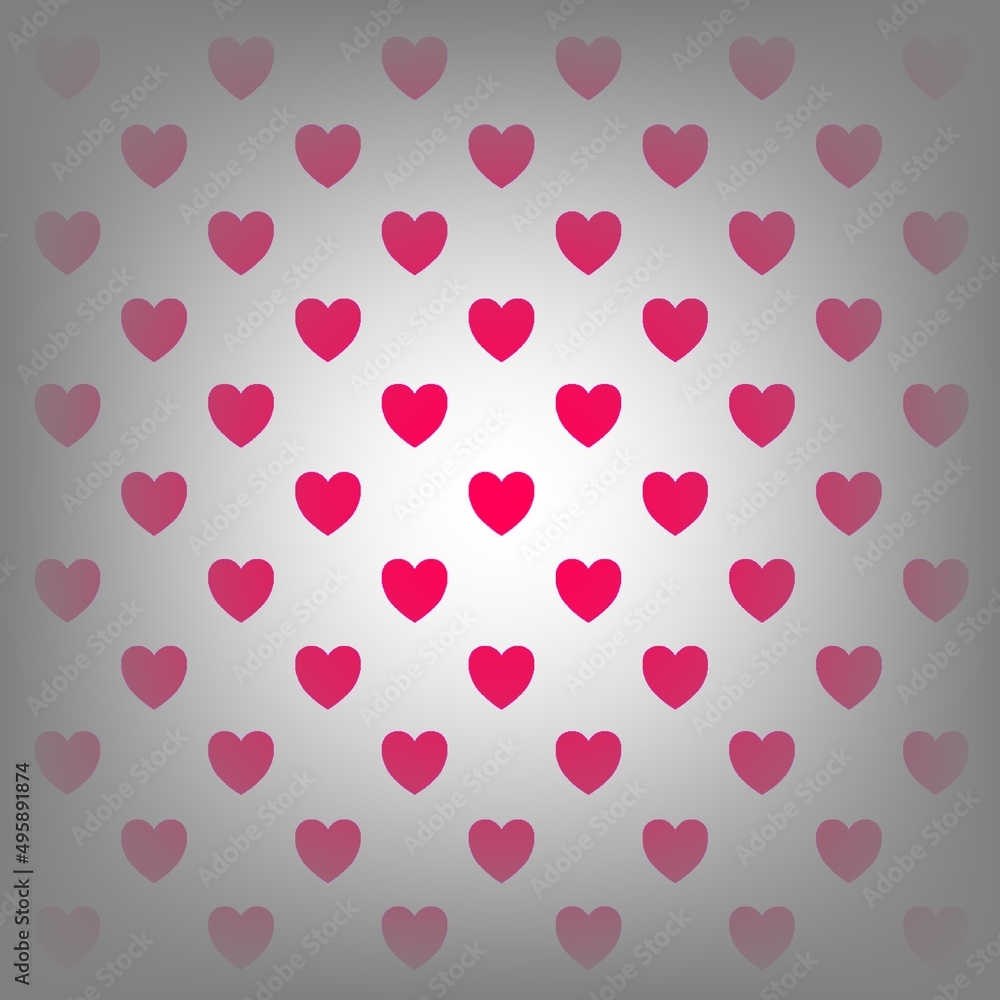 Hearts for Valentine's Day. A postcard with hearts for February 14. Background for scrapbooking, albums, advertising, printing, websites, mobile screensavers, bloggers. Hearts for Valentine's Day. A postcard with hearts for February 14. Background for scrapbooking, albums, advertising, printing, websites, mobile screensavers, bloggers.