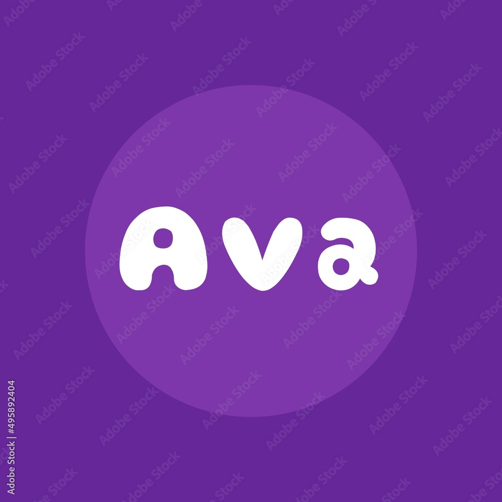 The female name is Ava. Background with the inscription - Sofia. A postcard for Ava. Congratulations for Ava. The female name is Ava. Background with the inscription - Sofia. A postcard for Ava. Congratulations for Ava.
