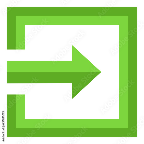 arrows flat style icon