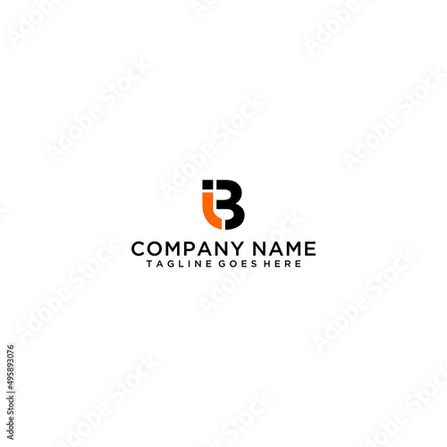 IB or BI letters with creative combinations for your logo design