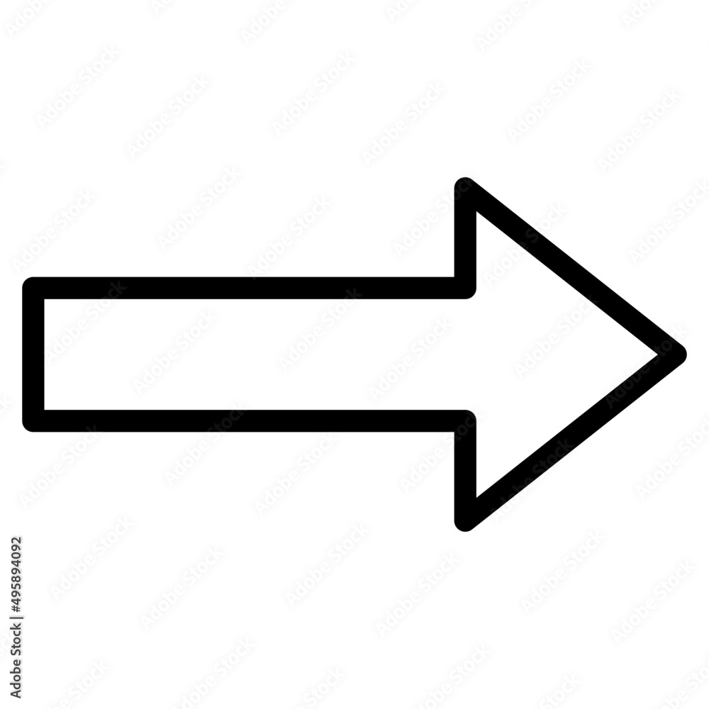 forward outline style icon forward outline style icon