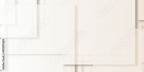 Abstract background with white room with window ,wall, and 3d art design in illustration . Modern background used about technology or product presentation . Vector illustration. in this design .