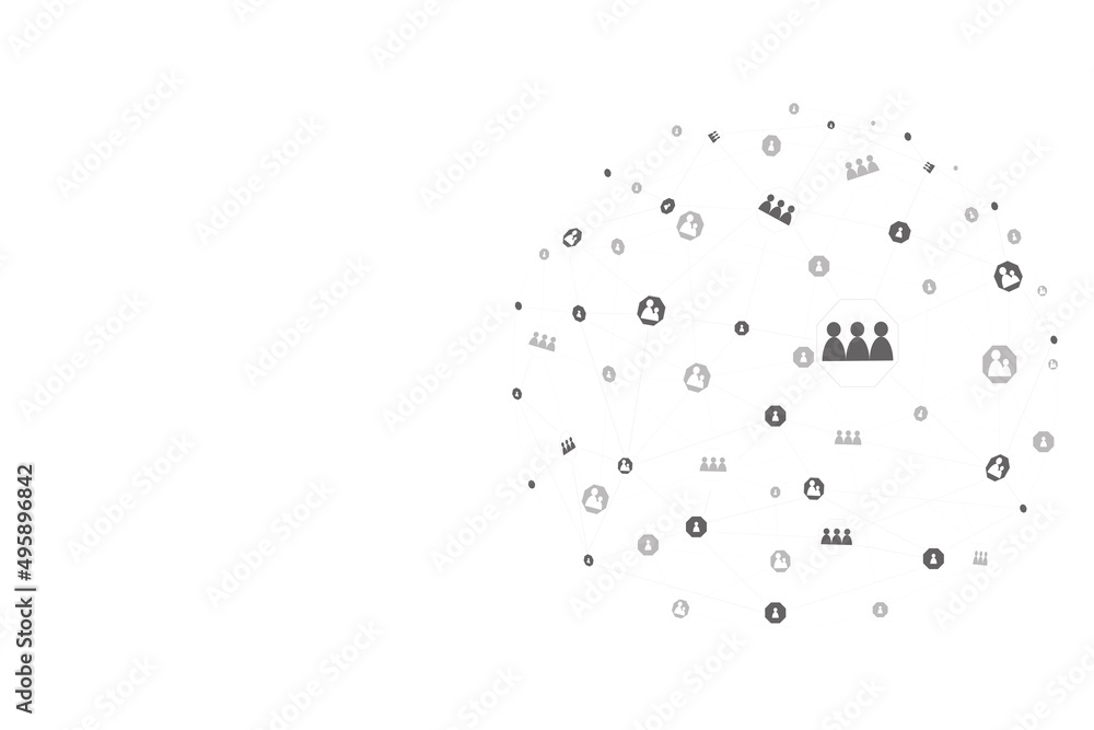 Network abstract connection isolated on white background. Network technology background with dots and lines. Ai background. Modern abstract concept. Ai background vector, network technology Network abstract connection isolated on white background. Network technology background with dots and lines. Ai background. Modern abstract concept. Ai background vector, network technology