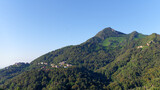 Costa verde mountain in corsica island