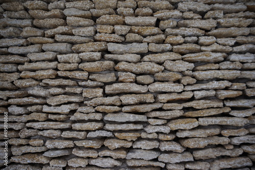texture torn wall with stones