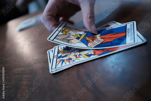 Photos jeu de carte de tarot