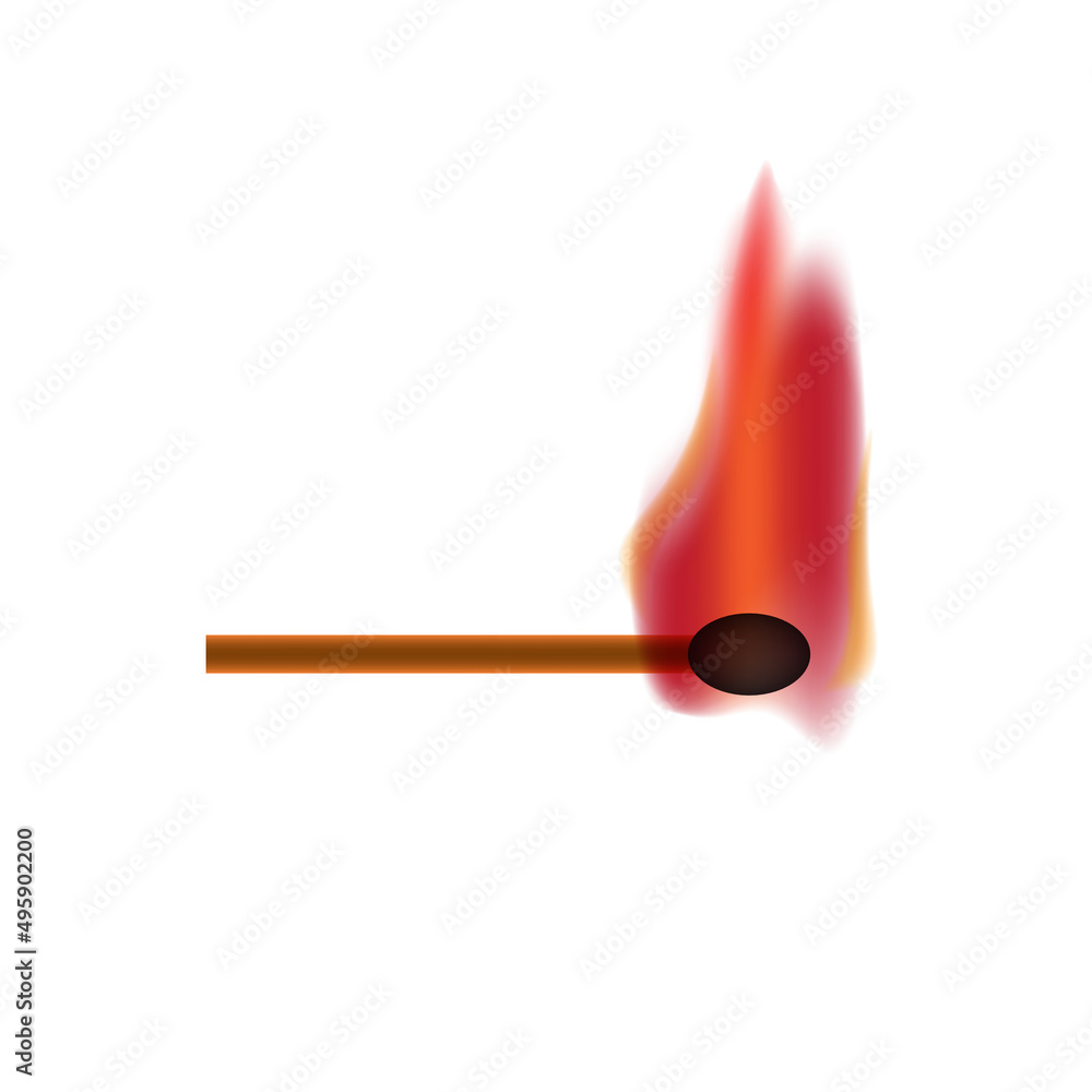 Matchsticks isolated on a white background. Matchsticks isolated on a white background.