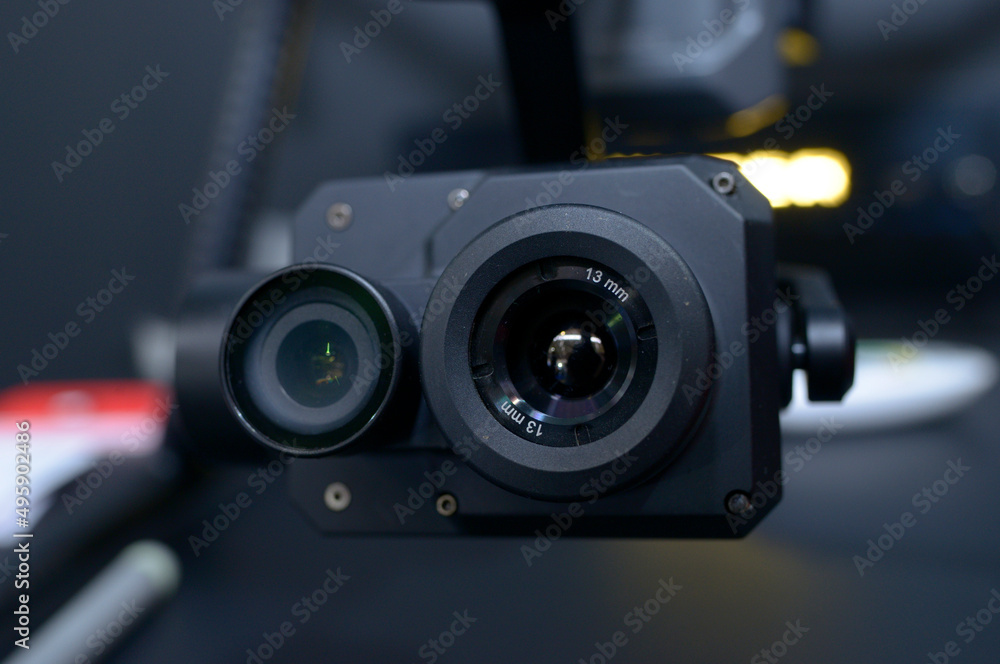 Dual lens camera designed for a Pro drones