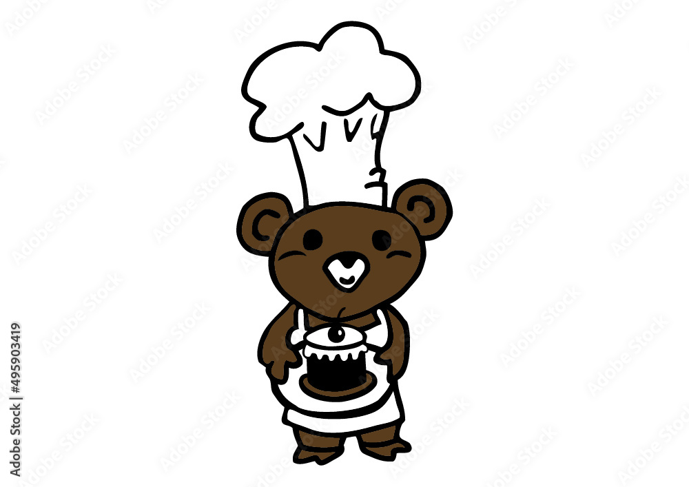 ourson cuisinier ourson cuisinier