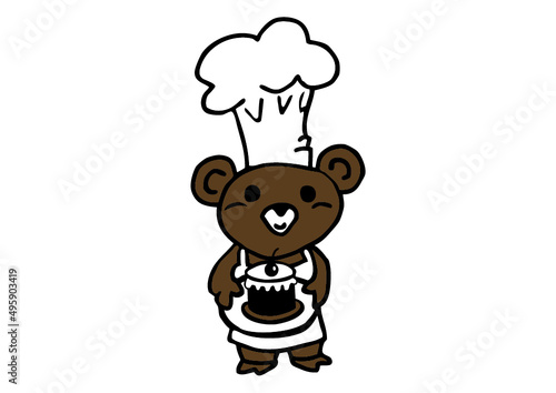 ourson cuisinier