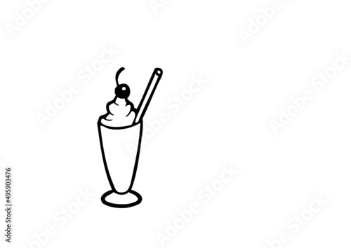 ice cream milk shake