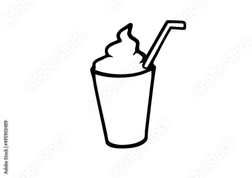 ice cream milk shake