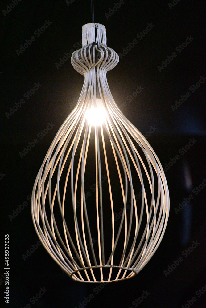 Traditional lamp as lighting in the dark Traditional lamp as lighting in the dark
