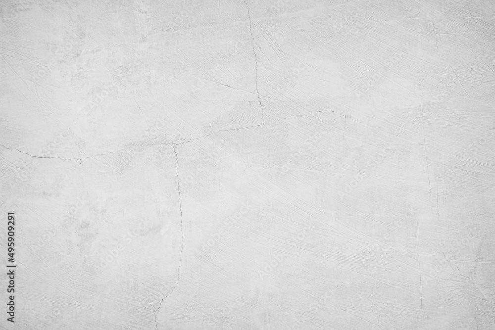 Fototapeta premium White polished concrete texture wall background. Pattern floor rough grey cement stone. Photo abstract gray old grunge for design decoration.