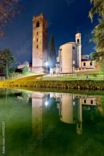 The cathedral of Santa Maria Assunta and San Liberale of Castelfranco Veneto. Treviso province, Veneto, Italy, Europe. photo