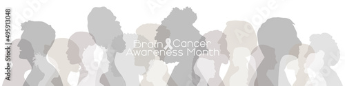 Brain Cancer Awareness Month banner.
