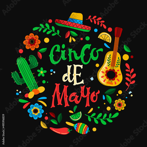 Poster for Cinco de Mayo holiday celebration photo
