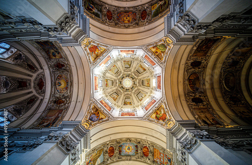 Austria, Dome of the Salzburg Cathedral (Salzburger Dom) photo
