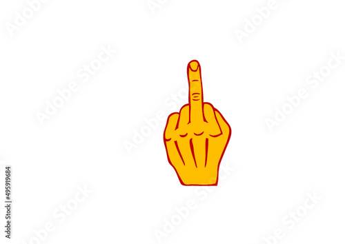fuck you doigt d'honneur