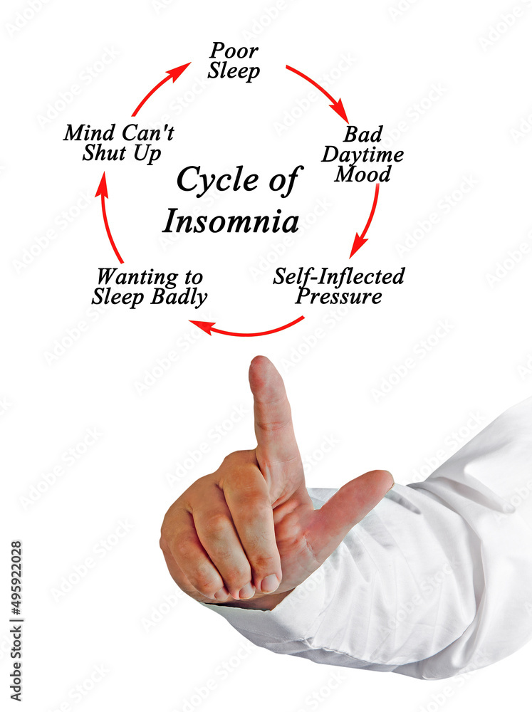Components of Cycle of Insomnia. Components of Cycle of Insomnia.