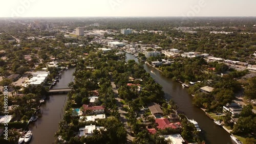 Aerial video Belle Meade Island Miami photo