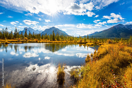 Fototapeta Naklejka Na Ścianę i Meble -  The Rocky Mountains of Canada