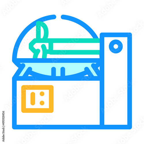high speed cutter color icon vector. high speed cutter sign. isolated symbol illustration