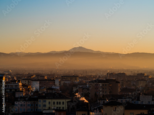 Modena vista al tramonto 