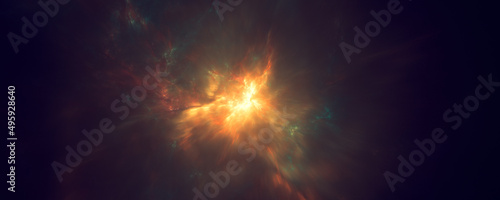 Galaxy star explosion background