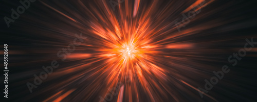 Heat energy particle explosion background