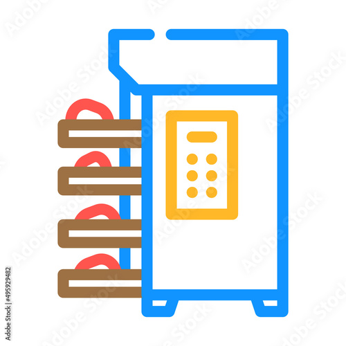 cooking and baking chamber color icon vector. cooking and baking chamber sign. isolated symbol illustration