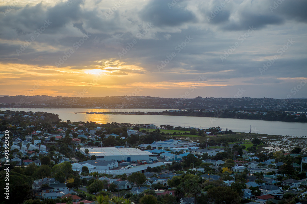 Auckland Sunset, New Zealand
