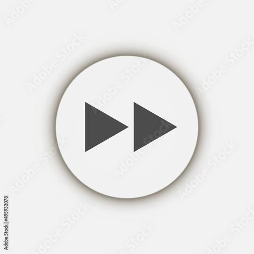 Free Download Grey flat symbol rewind button, flat design style - GFXLoad