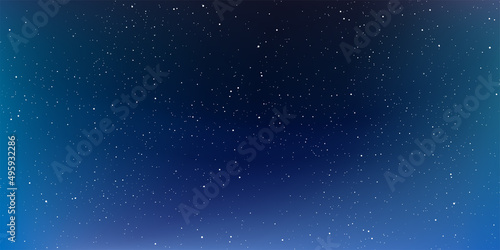 Abstract space background. Star and star dust in deep universe. Vector illustration.