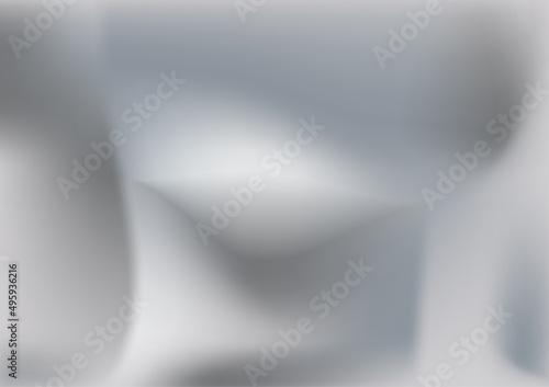 Gray and white gradient abstract background resembling crumpled paper or cloth.vector graphic design for wallpaper,banner,backdrop,flyer